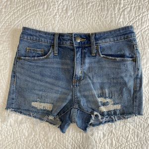 Denim shorts